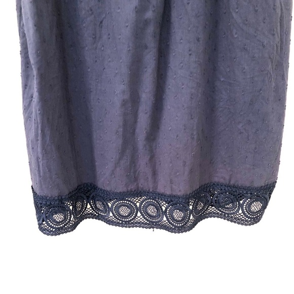 2/$15 Xhilaration - Sleeveless Navy Dress with Crochet Detail - Picture 4 of 8